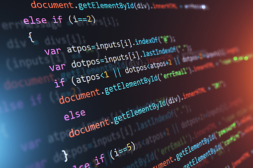 Código de programación en pantalla, ejemplo de material desarrollado por TERVEZE